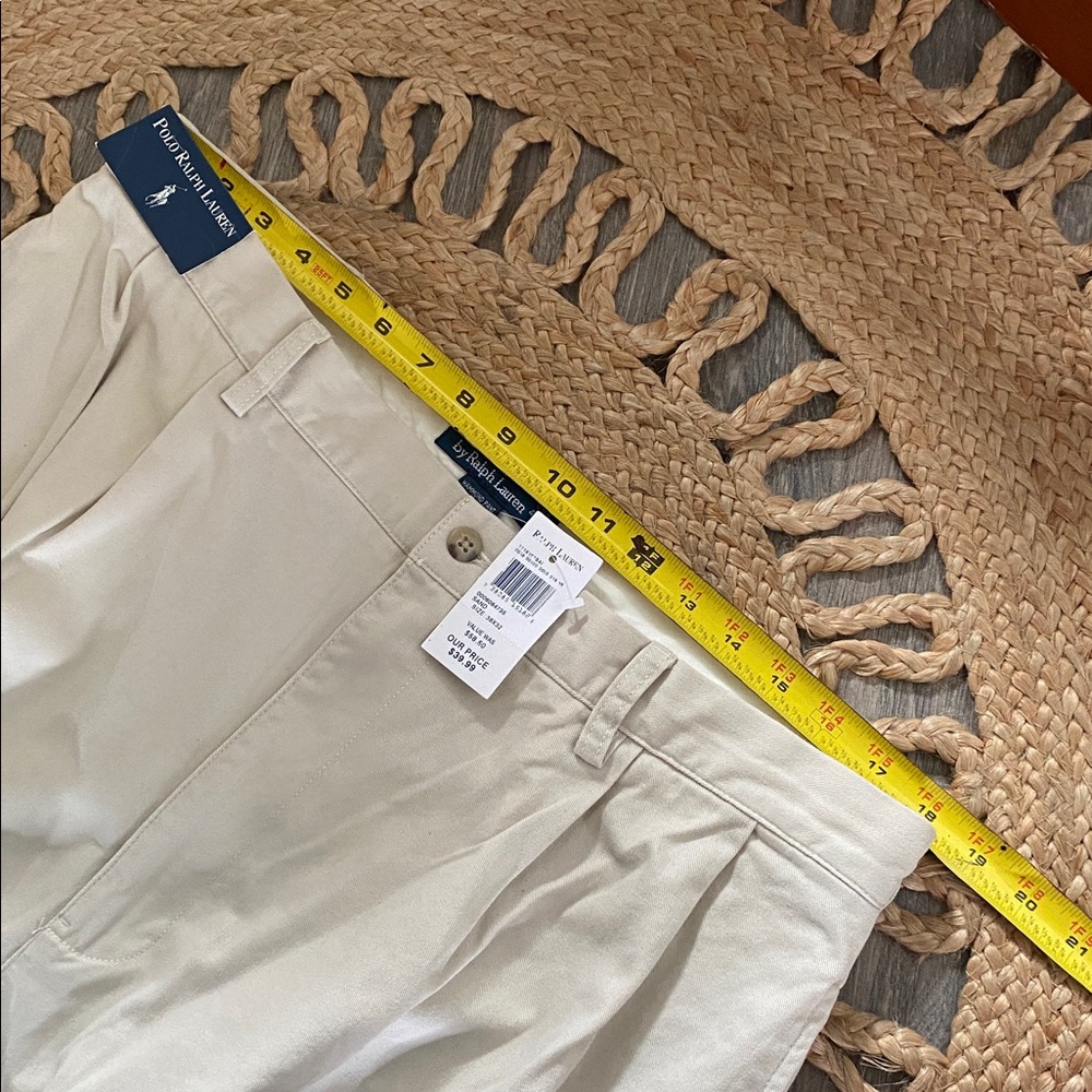 Polo Ralph Lauren Classic Chino Pleated Front The Hammond Pant NWT 38/32 - Picture 7 of 9